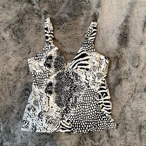 Calvin Klein Tankini Top. Size 10 Excellent Condition.